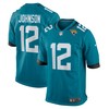 Tyron Johnson Jacksonville Jaguars Game Player Jersey - Teal Nfl - Robokeg