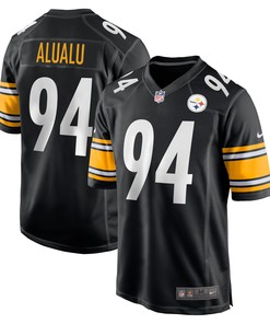 Tyson Alualu Pittsburgh Steelers Game Jersey - Black Nfl - Robokeg