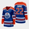 Tyson Barrie 22 Edmonton Oilers 2022-23 Home Women Premier Breakaway Player Jersey Royal - Robokeg