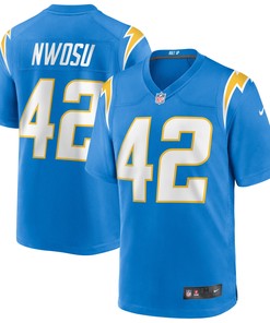 Uchenna Nwosu Los Angeles Chargers Game Jersey - Powder Blue Nfl - Robokeg