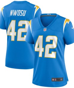 Uchenna Nwosu Los Angeles Chargers Womens Game Jersey - Powder Blue Nfl - Robokeg
