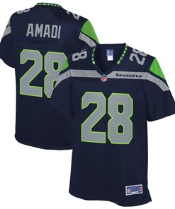 Ugo Amadi Seattle Seahawks Nfl Pro Line Womens Team Player Jersey - College Navy - Robokeg