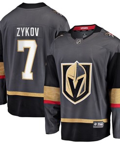 Valentin Zykov Vegas Golden Knights Home Breakaway Player Jersey - Black - Robokeg