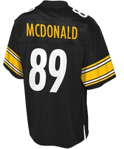 Vance Mcdonald Pittsburgh Steelers Nfl Pro Line Team Color Player Jersey - Black - Robokeg