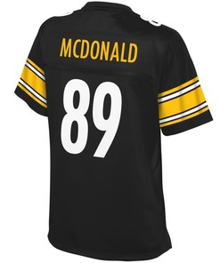 Vance Mcdonald Pittsburgh Steelers Nfl Pro Line Womens Team Color Player Jersey - Black - Robokeg