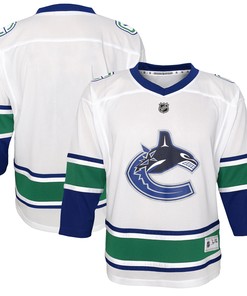 Vancouver Canucks 2019/20 Away Replica Jersey - White Nhl - Robokeg