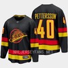 Vancouver Canucks 40 2023-24 Alternate Jersey Breakaway Black - Robokeg