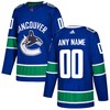 Vancouver Canucks Adidas Authentic Custom Jersey - Blue Custom Jerseys Nhl - Robokeg