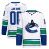 Vancouver Canucks Adidas Away Primegreen Authentic Pro Custom Jersey - White Custom Jerseys Nhl - Robokeg
