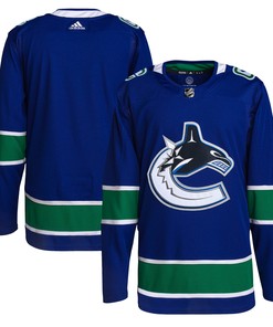Vancouver Canucks Adidas Home Primegreen Authentic Pro Jersey Royal Nhl - Robokeg