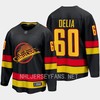 Vancouver Canucks Collin Delia 60 2023-24 Alternate Jersey Breakaway Black - Robokeg