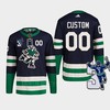 Vancouver Canucks Custom 00 Navy Reverse Retro 2.0 Kevin Bieska Patch Jersey - Robokeg