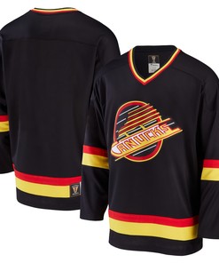 Vancouver Canucks Fanatics Branded Premier Breakaway Heritage Jersey - Black Nhl - Robokeg