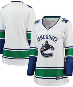 Vancouver Canucks Fanatics Branded Womens Away Breakaway Jersey - White Nhl - Robokeg