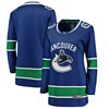 Vancouver Canucks Fanatics Branded Womens Breakaway Home Jersey Blue Nhl - Robokeg