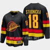 Vancouver Canucks Jack Studnicka 18 2023-24 Alternate Jersey Breakaway Black - Robokeg