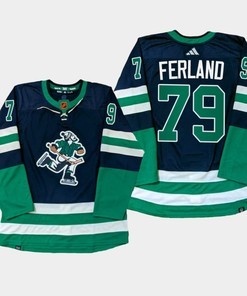 Vancouver Canucks Micheal Ferland 79 Navy PrimeGreen Reverse Retro Jersey 2022-23 - Robokeg