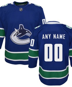 Vancouver Canucks Premier Custom Jersey - Blue Custom Jerseys Nhl - Robokeg