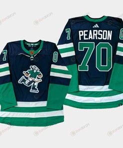 Vancouver Canucks Tanner Pearson 70 Navy PrimeGreen Reverse Retro Jersey 2022-23 - Robokeg