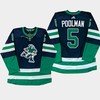 Vancouver Canucks Tucker Poolman 5 Navy PrimeGreen Reverse Retro Jersey 2022-23 - Robokeg