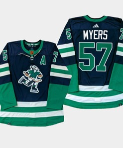 Vancouver Canucks Tyler Myers 57 Navy PrimeGreen Reverse Retro Jersey 2022-23 - Robokeg