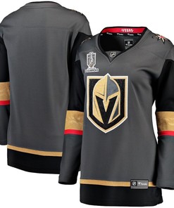 Vegas Golden Knights 2023 Stanley Cup Champions Alternate Breakaway Women Jersey - Black - Robokeg