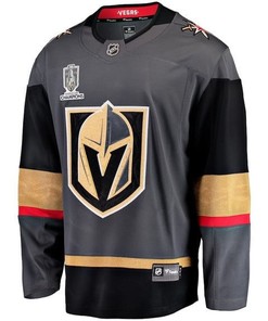 Vegas Golden Knights 2023 Stanley Cup Champions Patch Alternate Breakaway Jersey - Black - Robokeg