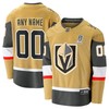 Vegas Golden Knights 2023 Stanley Cup Champions Patch Custom 00 Home Breakaway Custom Jersey - Gold - Robokeg