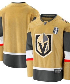 Vegas Golden Knights 2023 Stanley Cup Final Home Breakaway Jersey - Gold - Robokeg