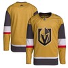 Vegas Golden Knights Adidas Alternate Primegreen Authentic Jersey Gold Nhl - Robokeg