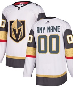 Vegas Golden Knights Adidas Away Authentic Custom Jersey White Custom Jerseys Nhl - Robokeg