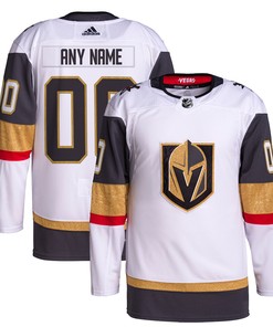 Vegas Golden Knights Adidas Away Primegreen Authentic Pro Custom Jersey - White Custom Jerseys Nhl - Robokeg