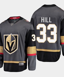 Vegas Golden Knights Adin Hill 33 Alternate Black Jersey Breakaway Player - Robokeg