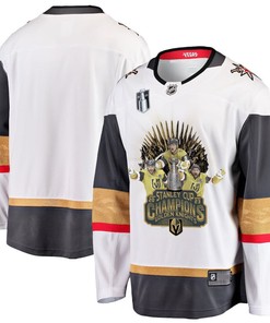 Vegas Golden Knights Celebrating Championship Era 2023 Stanley Cup Men Jersey - White - Robokeg
