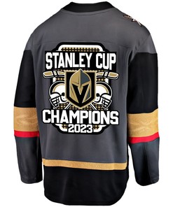 Vegas Golden Knights Crowned Champions 2023 Stanley Cup Men Jersey - Black - Robokeg