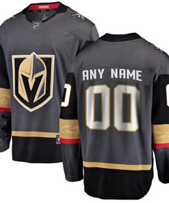 Vegas Golden Knights Home Breakaway Custom Jersey - Black - Robokeg