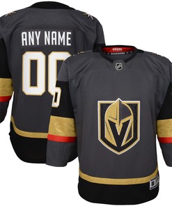 Vegas Golden Knights Home Premier Custom Jersey - Black Custom Jerseys Nhl - Robokeg