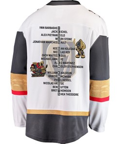 Vegas Golden Knights Journey to 2023 Stanley Cup Glory Men Jersey - White - Robokeg