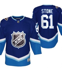 Vegas Golden Knights Mark Stone 61 Blue 2023 All-Star Western Jersey Youth - Robokeg