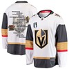 Vegas Golden Knights Players List 2023 Stanley Cup Men Jersey - White - Robokeg
