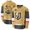 Vegas Golden Knights Players Signatures 2023 Stanley Cup Men Jersey - Yellow - Robokeg