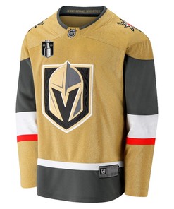 Vegas Golden Knights Players Signatures 2023 Stanley Cup Men Jersey - Yellow - Robokeg