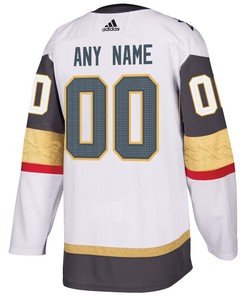 Vegas Golden Knights Stanley Cup 2023 Champions Patch Away Breakaway Custom Men Jersey - White - Robokeg