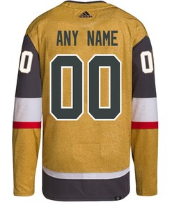 Vegas Golden Knights Stanley Cup 2023 Final Patch Home Breakaway Custom Men Jersey - Gold - Robokeg