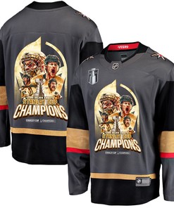 Vegas Golden Knights Unleashing Greatness 2023 Champions Stanley Cup Men Jersey - Black - Robokeg