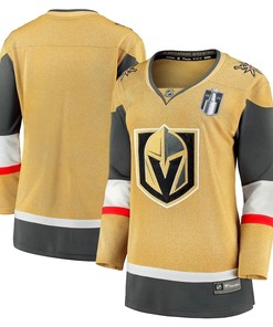 Vegas Golden Knights Women's 2023 Stanley Cup Final Home Breakaway Jersey - Gold - Robokeg