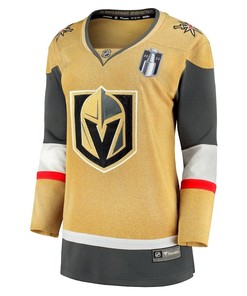 Vegas Golden Knights Women's 2023 Stanley Cup Final Home Breakaway Jersey - Gold - Robokeg