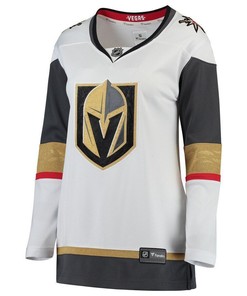 Vegas Golden Knights Women's Away Breakaway Jersey - White - Robokeg