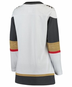 Vegas Golden Knights Women's Away Breakaway Jersey - White - Robokeg