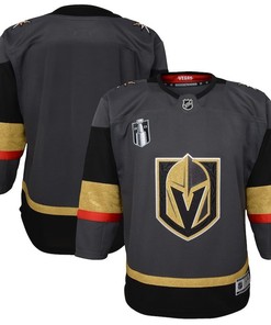 Vegas Golden Knights Youth 2023 Stanley Cup Final Alternate Jersey - Black - Robokeg